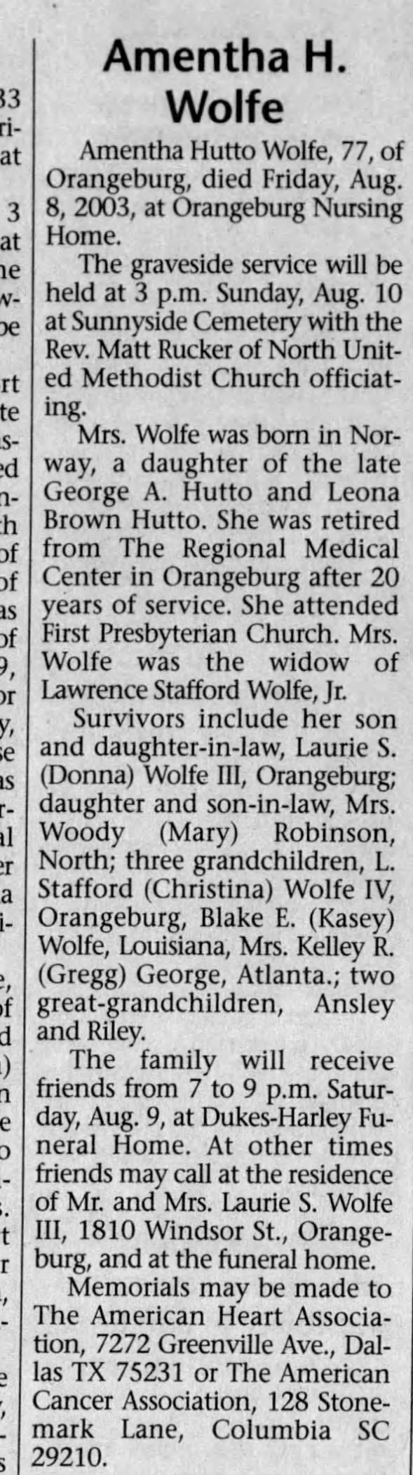 Clipping from The Times and Democrat